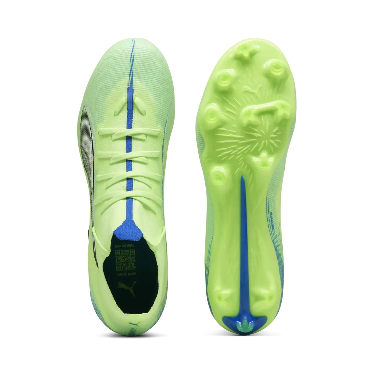 Puma ULTRA 5 MATCH+  FG/AG Yeşil Erkek Krampon