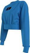 Calvin Klein L/S SWEATSHIRT Kadın Mavi Sweatshirt