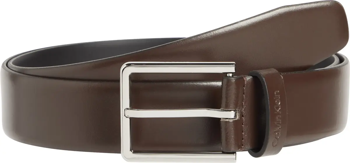 Calvin Klein 3.5CM BOMBED BELT Erkek Kahverengi Kemer