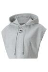 Puma Dare To Hooded Cropped Vest Gri Kadın Hoodie