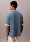 Calvin Klein SS RETRO LOGO RINGER 16S RLXD TE Mavi Erkek Tişört Calvin Klein SS RETRO LOGO RINGER 16S RLXD TE Mavi Erkek Tişört
