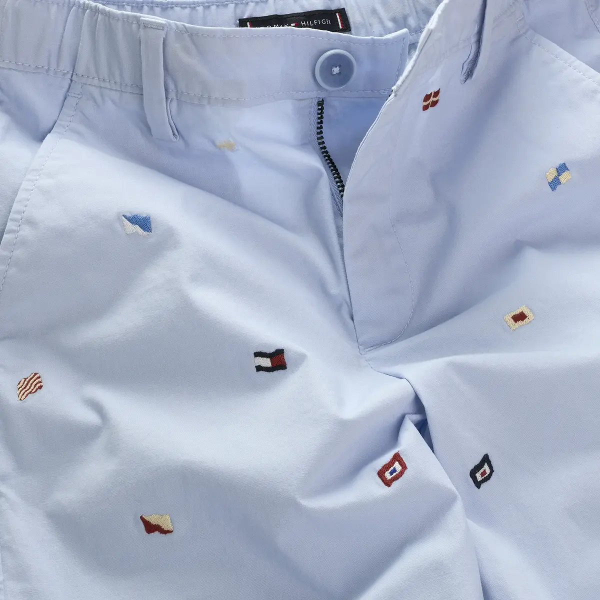 Tommy Hilfiger ALL OVER FLAG EMB WO, C1O Mavi Erkek Çocuk Şort