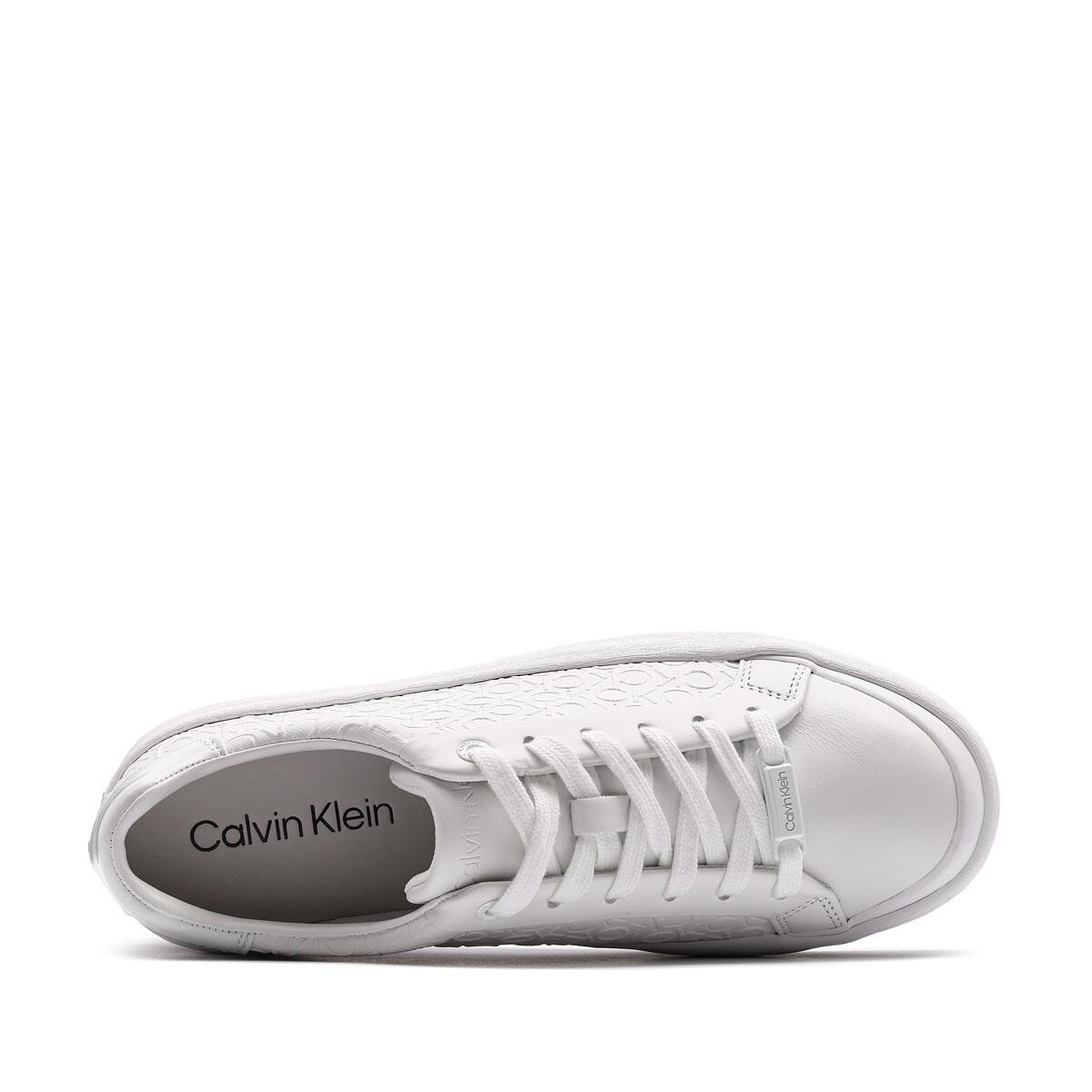 Calvin Klein VULC LACE UP MONO MI, YBR Beyaz Kadın Günlük Spor Ayakkabı