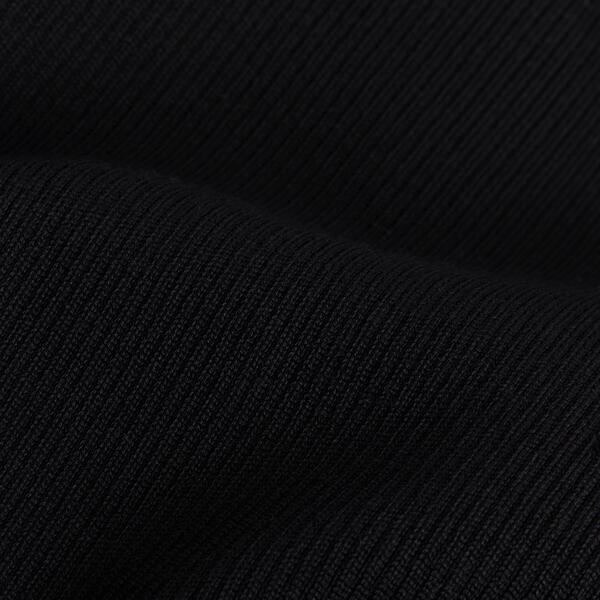 Calvin Klein BADGE ROLL NECK SWEA Kadın Siyah Elbise