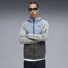 Puma PUMATECH FZ Hoodie Mavi Erkek Fermuarlı Üst