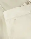 Calvin Klein PAPER COTTON CROPPED Erkek Krem Kumaş Pantolon