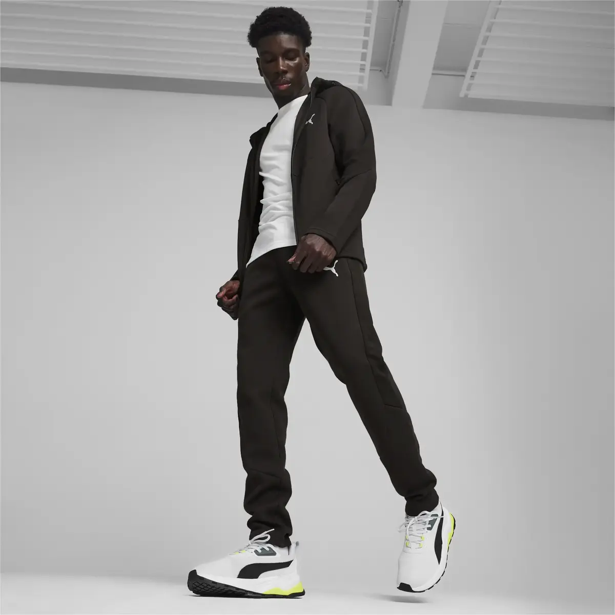 Puma EVOSTRIPE Pants DK Siyah Erkek Eşofman Altı