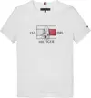 Tommy Hilfiger HILFGER FLAG YACHT A, YBR Beyaz Erkek Çocuk  T-Shirt & Polo