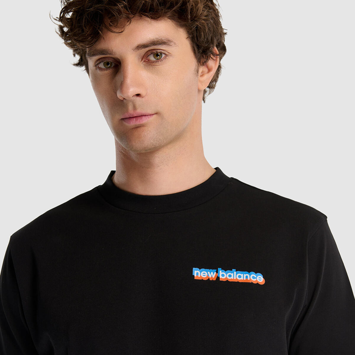 New Balance MNT1533 Erkek Siyah T-Shirt