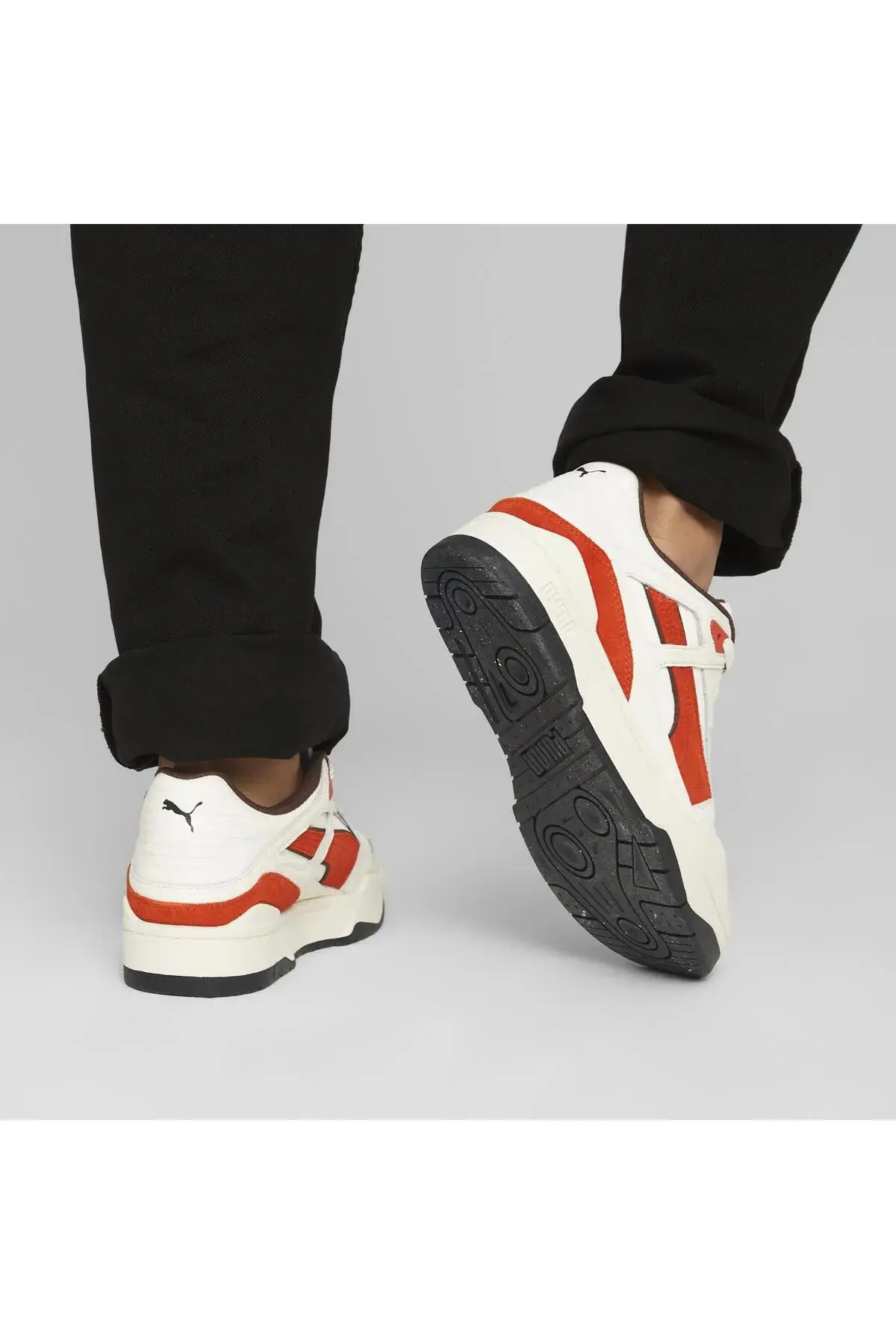 Puma Slipstream Always On Beyaz-Kırmızı Erkek Günlük Spor Ayakkabı
