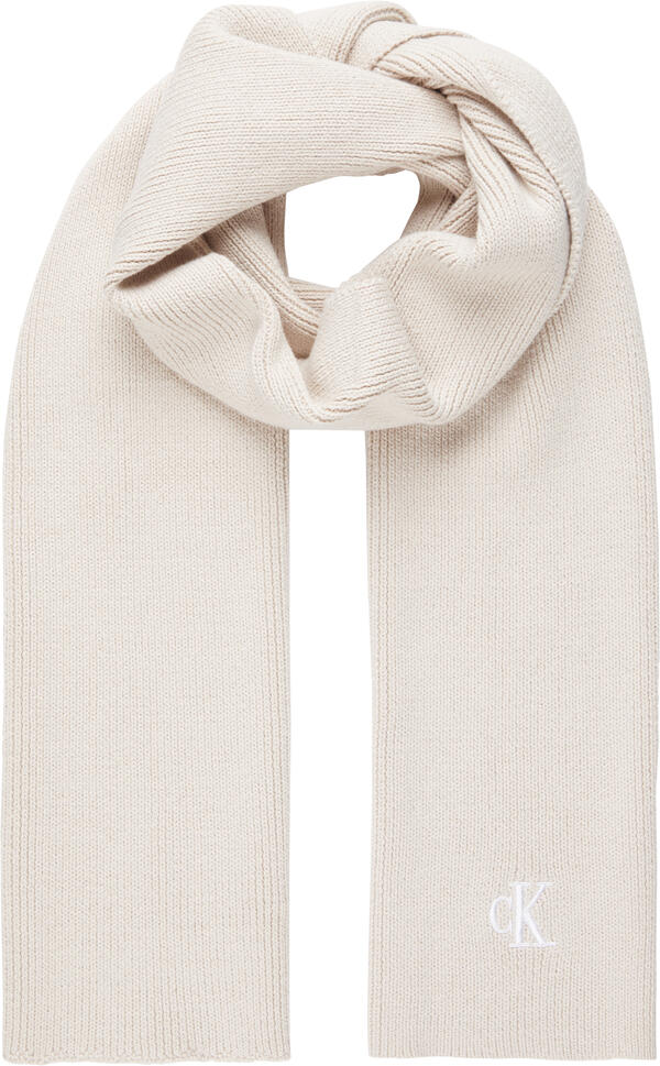 Calvin Klein ARCHIVE LOGO SCARF Kadın Bej Eşarp