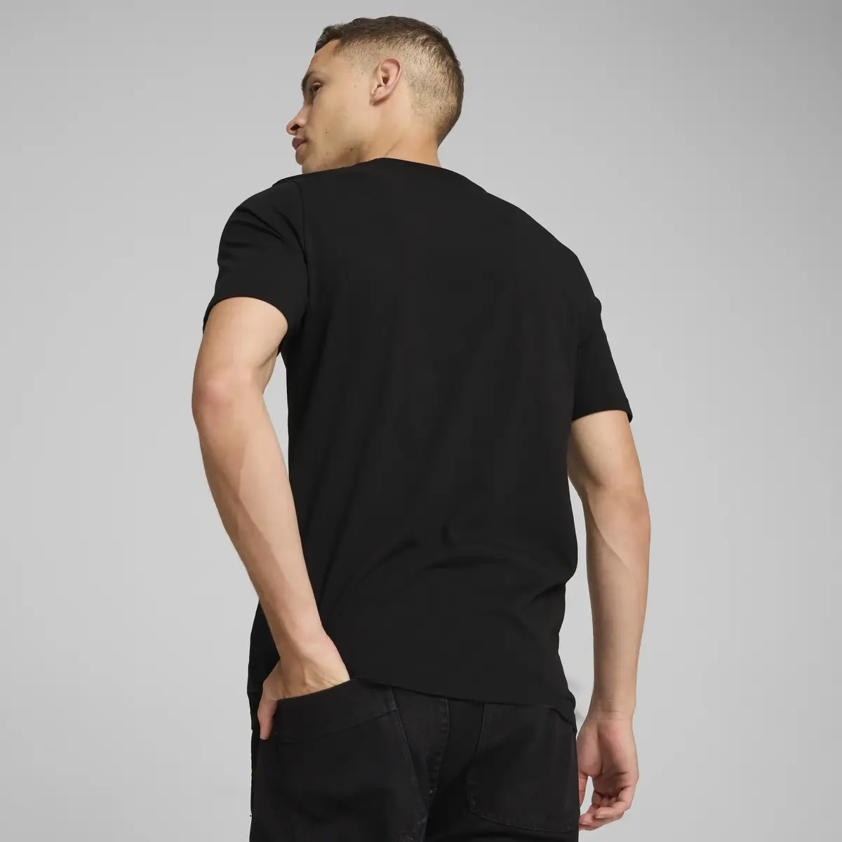 Puma Ferrari Race Clr Shield Tee Siyah Erkek T-Shirt
