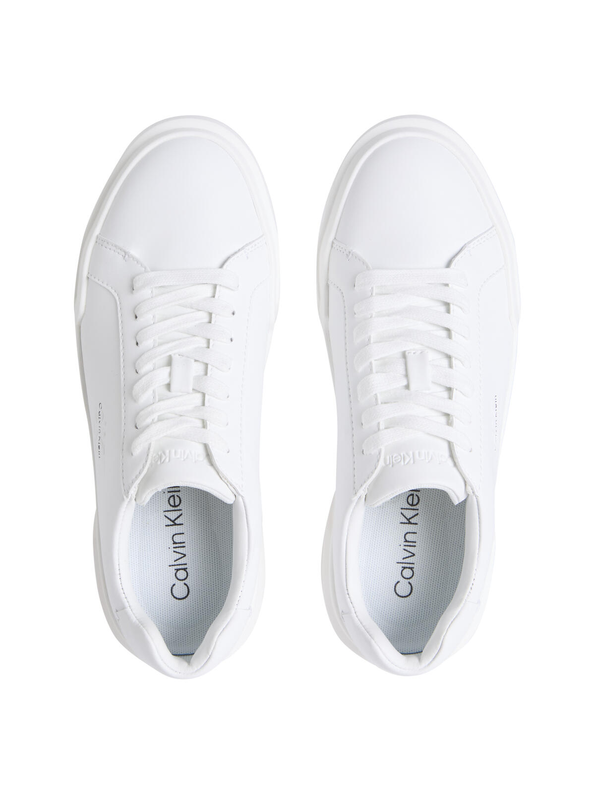 Calvin Klein CHUNKY CUPSOLE LACEUP LTH WN Beyaz Kadın Günlük Spor Ayakkabı Calvin Klein CHUNKY CUPSOLE LACEUP LTH WN Beyaz Kadın Günlük Spor Ayakkabı