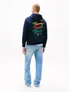 Tommy Hilfiger TJM RLX 3 COLOR SIGN Erkek Mavi Sweatshirt
