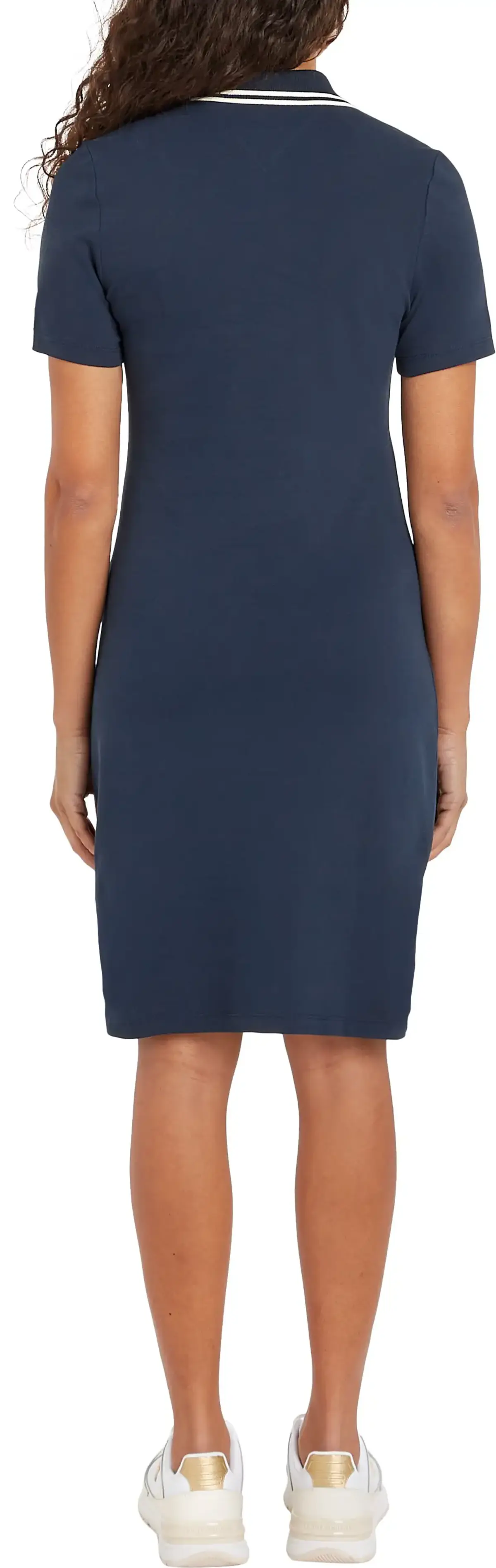 Tommy Hilfiger VARSITY GRAPHIC POLO, C1G Lacivert Kadın Elbise-Etek