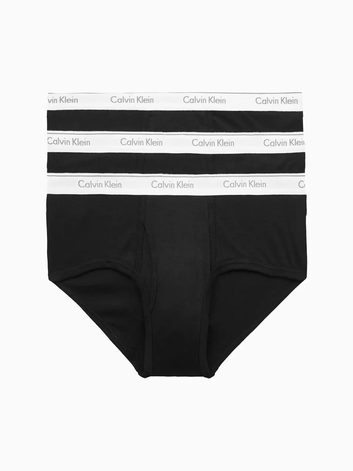Calvin Klein 3P BRIEF Erkek Siyah Slip Set