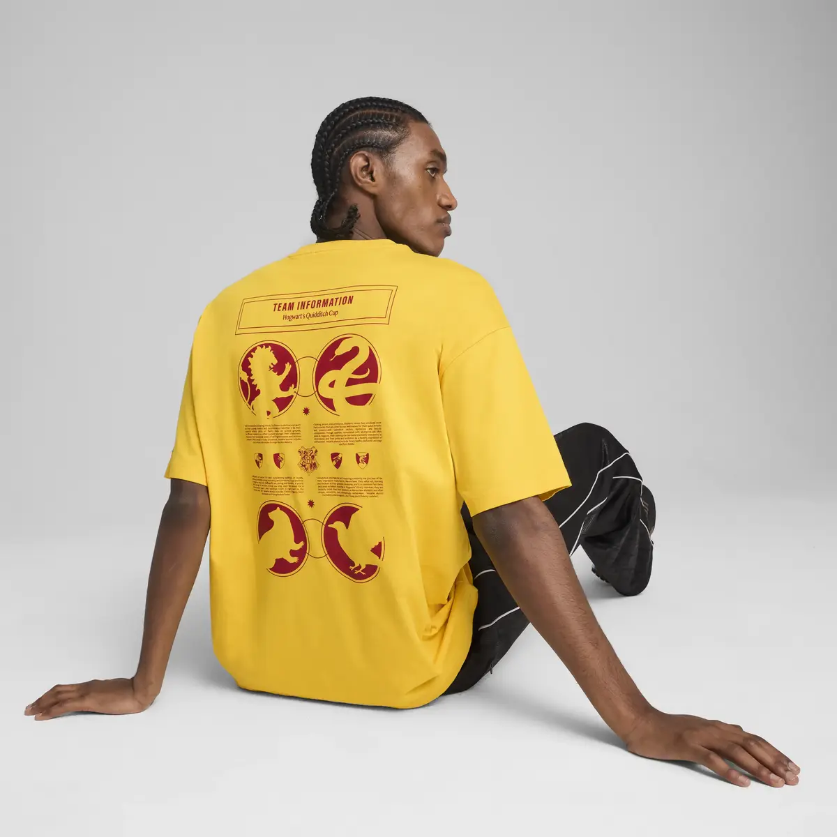 PUMA X HARRY POTTER Tee Sarı Unisex T-Shirt