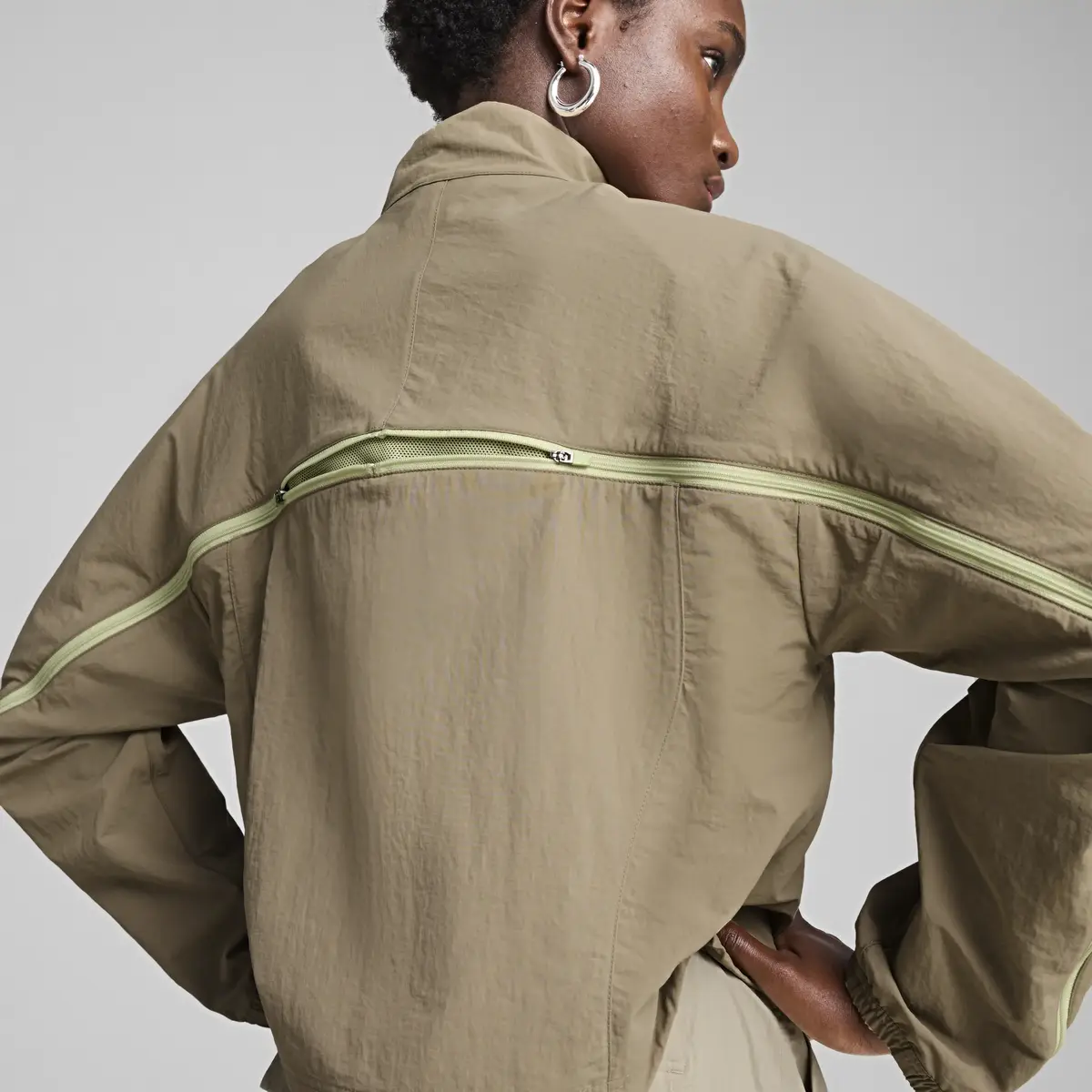 PUMA DARE TO Zip-Off Jacket Yeşil Kadın Ceket