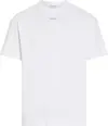 Calvin Klein NANO LOGO INTERLOCK, YAF Beyaz Erkek T-Shirt & Polo