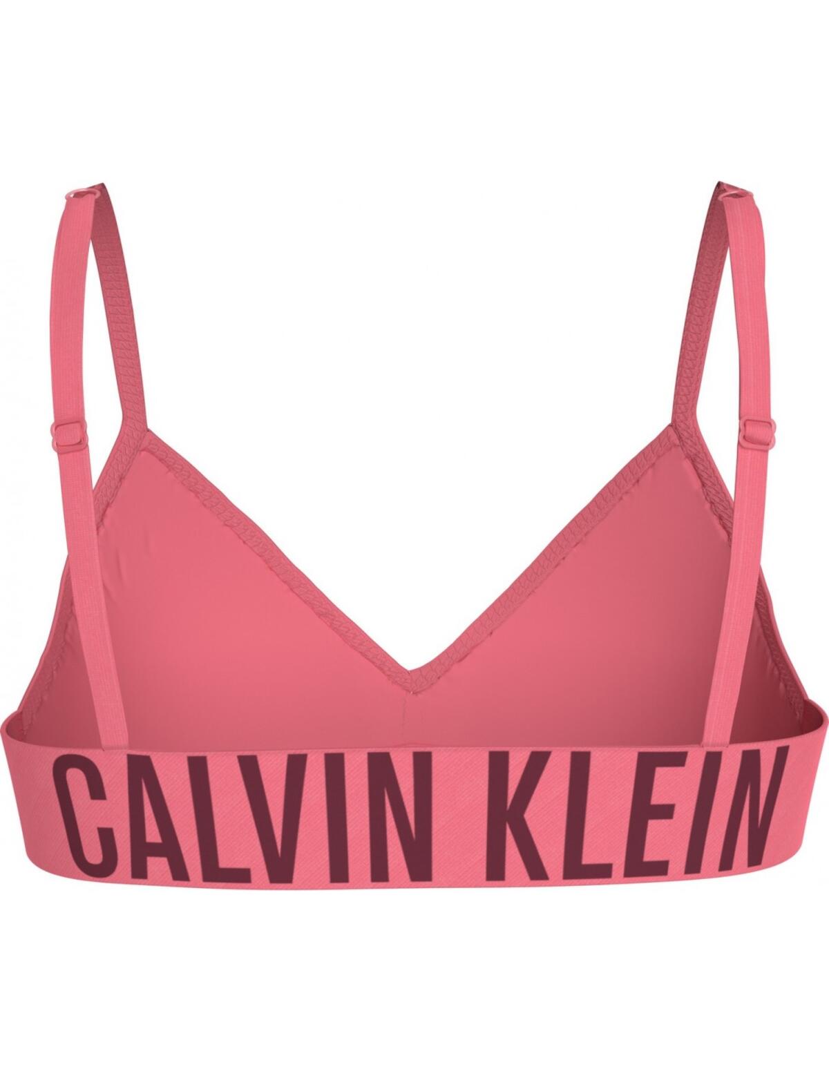 Calvin Klein MOLDED BRA, TIE Pembe Kadın Bralet