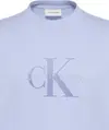 Calvin Klein LS EU 350TERRY MONOLOGO CN SWTSH Erkek Mavi Sweatshirt