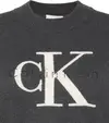 Calvin Klein CHUNKY COTTON GRAPHIC VEST Kadın Gri T-Shirt