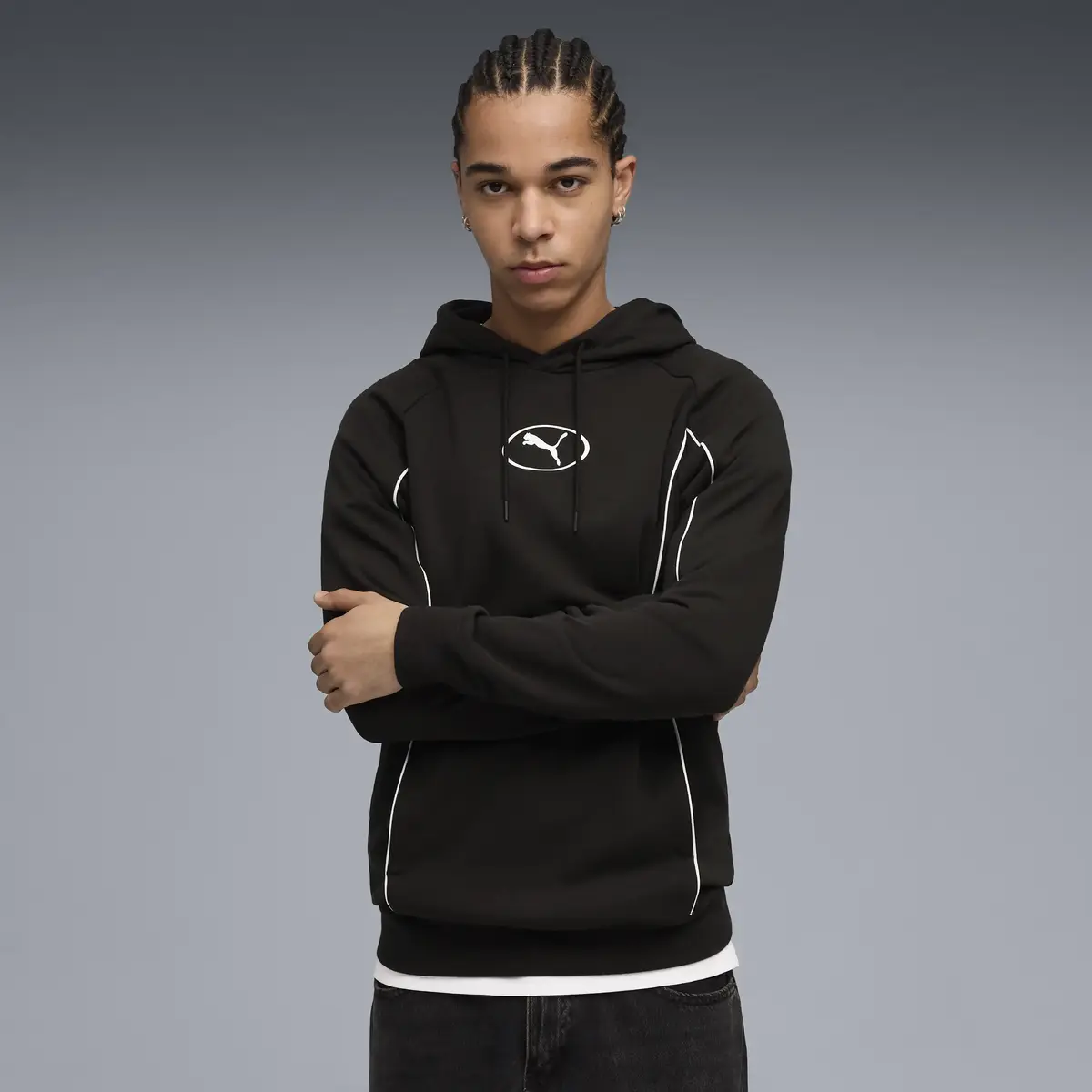 Puma SPORT Hoodie TR Siyah Erkek Sweatshirt