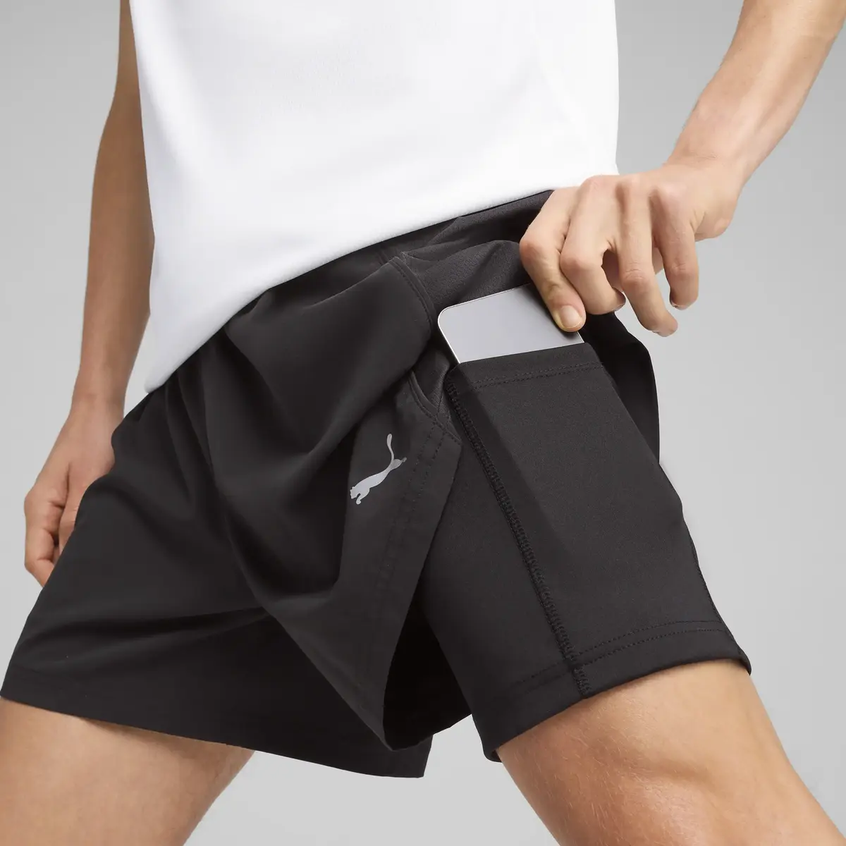 Puma RUN VELOCITY 2IN1 SHORT Siyah Erkek Şort