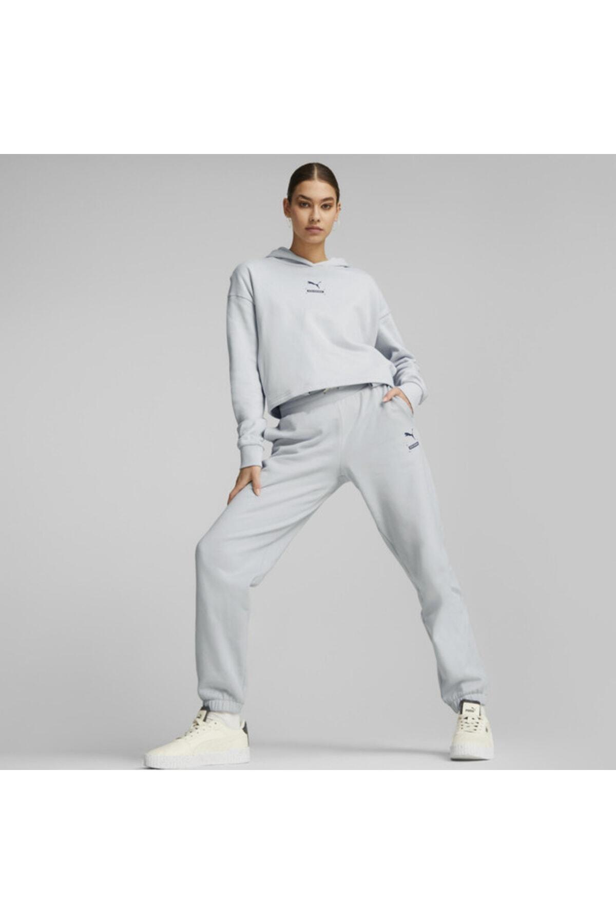 Puma Better Pants Fl Platin Gri Kadın Eşofman Altı