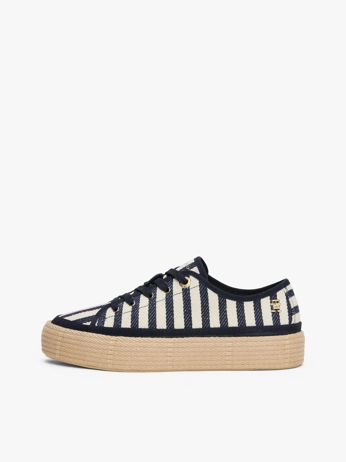 Tommy Hilfiger VULC ROPE SNEAKER IT, 0GZ Lacivert Kadın Spor Ayakkabı & Sneaker