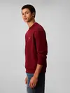 Calvin Klein LS EU 350TERRY MONOG Bordo Erkek Sweatshirt