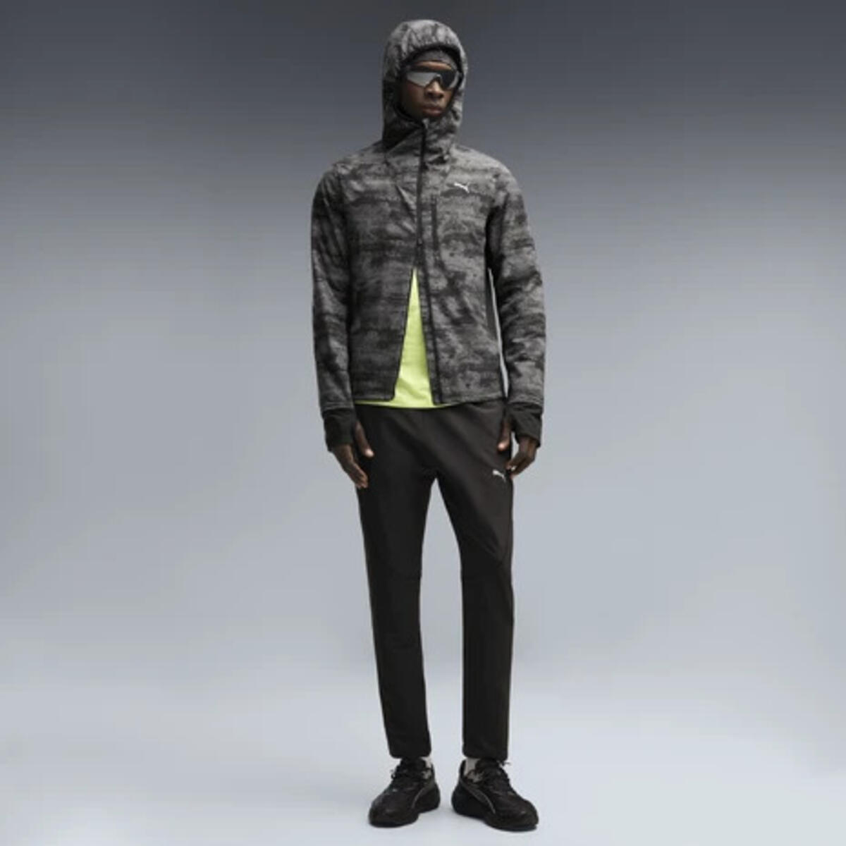 Puma M Run WindCELL Pant Siyah Erkek Eşofman Altı