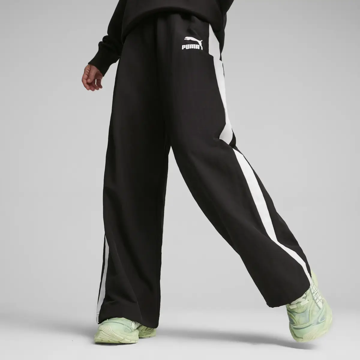 Puma T7 Oversized Track Pants Siyah Unisex Eşofman Altı