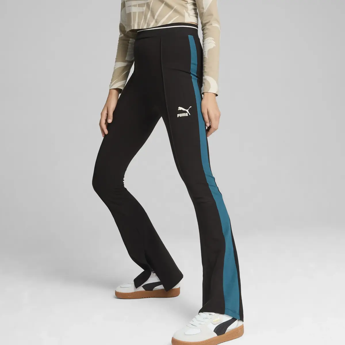 Puma T7 Flared Leggings Siyah Kadın Tayt