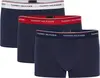 Tommy Hilfiger 3P LR TRUNK Erkek Siyah 3lü Boxer