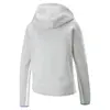 Puma EVOSTRIPE Full-Zip Hoodie Gri Kadın Hoodie
