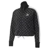 Puma T7 Aop Track Jacket Siyah Kadın Fermuarlı Sweatshirt