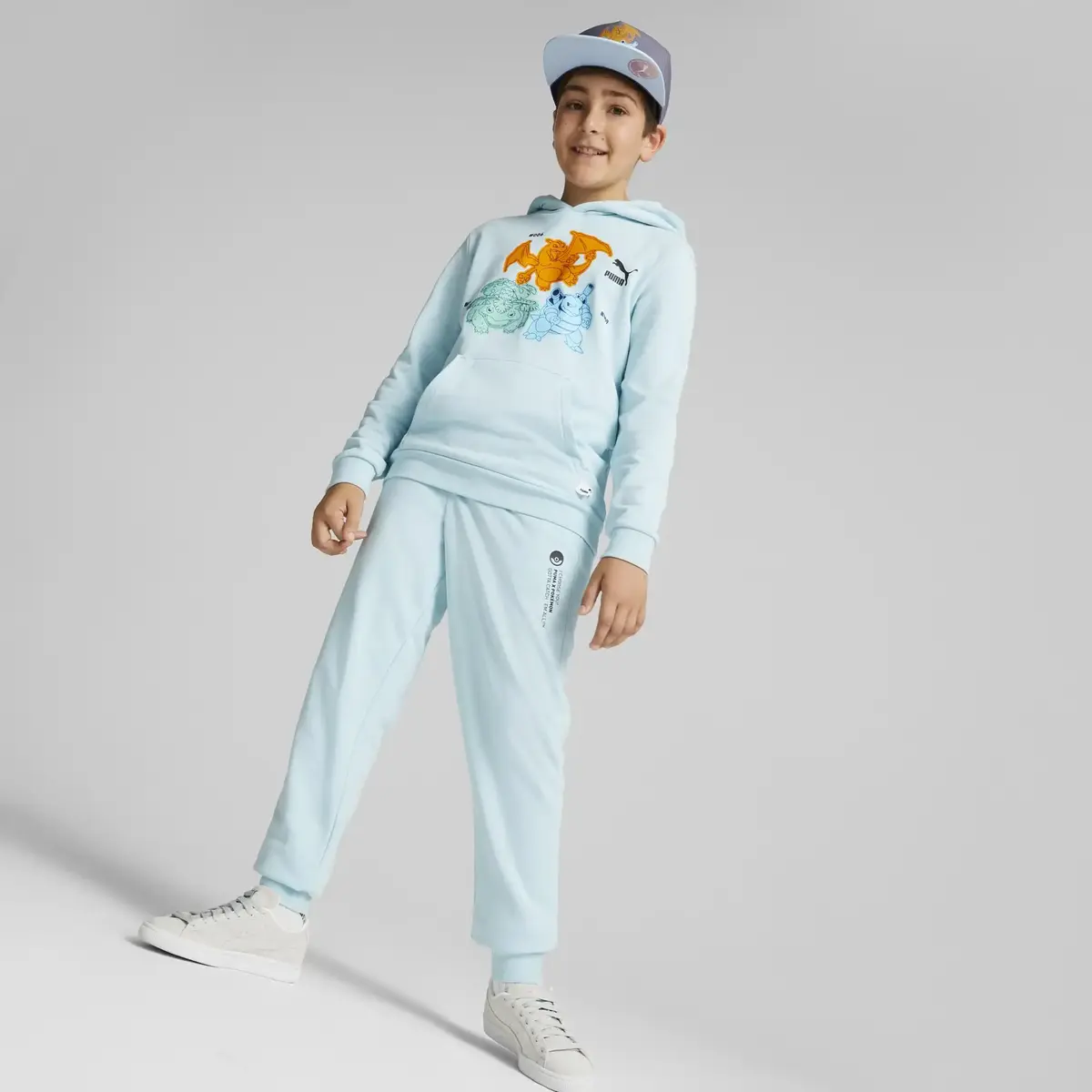 Puma X Pokemon Flatbrim Cap Jr Purple Çocuk Şapka