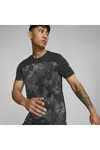 Puma Run Aop Graphıc Ss Tee M Siyah Erkek Koşu Ve Performans T-Shirt