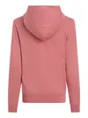 Calvin Klein CK EMB TERRY ZIP THR Pembe Kadın Fermuarlı Kapüşonlu Sweatshirt