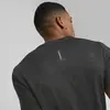 Puma RUN FAVORITE HEATHER TEE M Siyah Erkek T-Shirt & Polo
