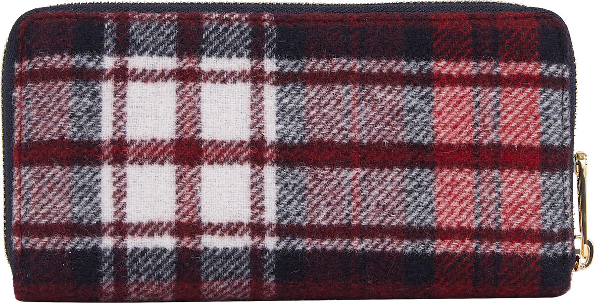 Tommy Hilfiger ICONIC TOMMY LARGE Z Kadın Bordo Cüzdan
