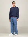 Tommy Hilfiger TJM REGULAR FLEECE C Erkek Lacivert Sweatshirt