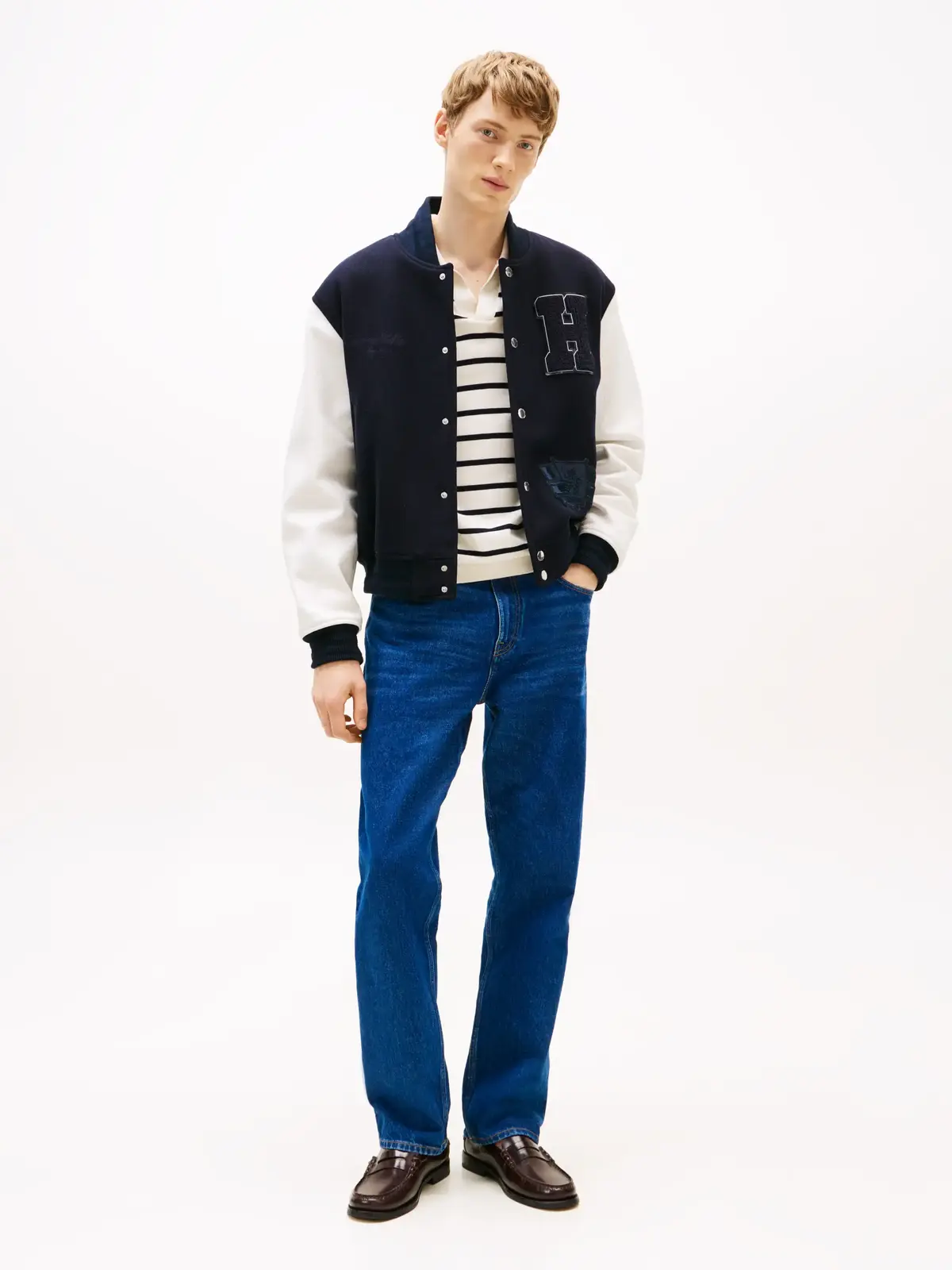 Tommy Hilfiger STRAIGHT DENTON STR, 1BD Mavi Erkek Jean Pantolon