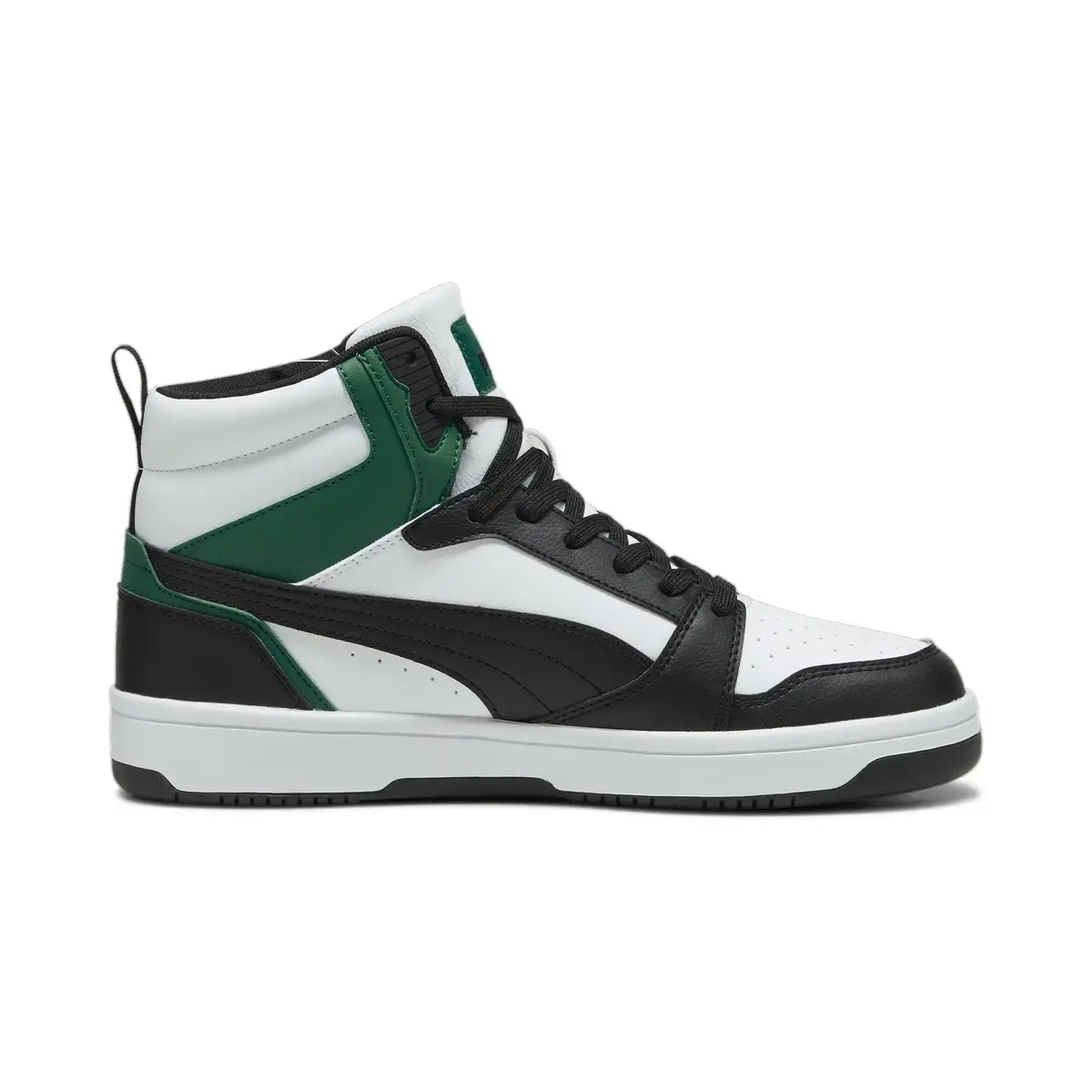 Puma Rebound v6 Beyaz-Siyah Erkek Bilekli Günlük Spor Ayakkabı