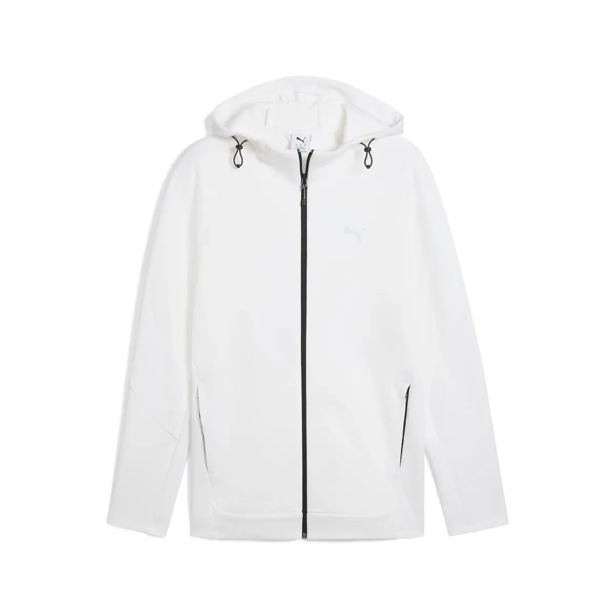 PUMA EVOSTRIPE Full-Zip Hoodie Beyaz Erkek Fermuarlı Ceket