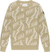 Calvin Klein GLITCHED MONOGRAM A Erkek Bej Kazak