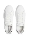 Calvin Klein BOLD FLATF LOW LACE, 01W Beyaz Kadın Spor Ayakkabı & Sneaker