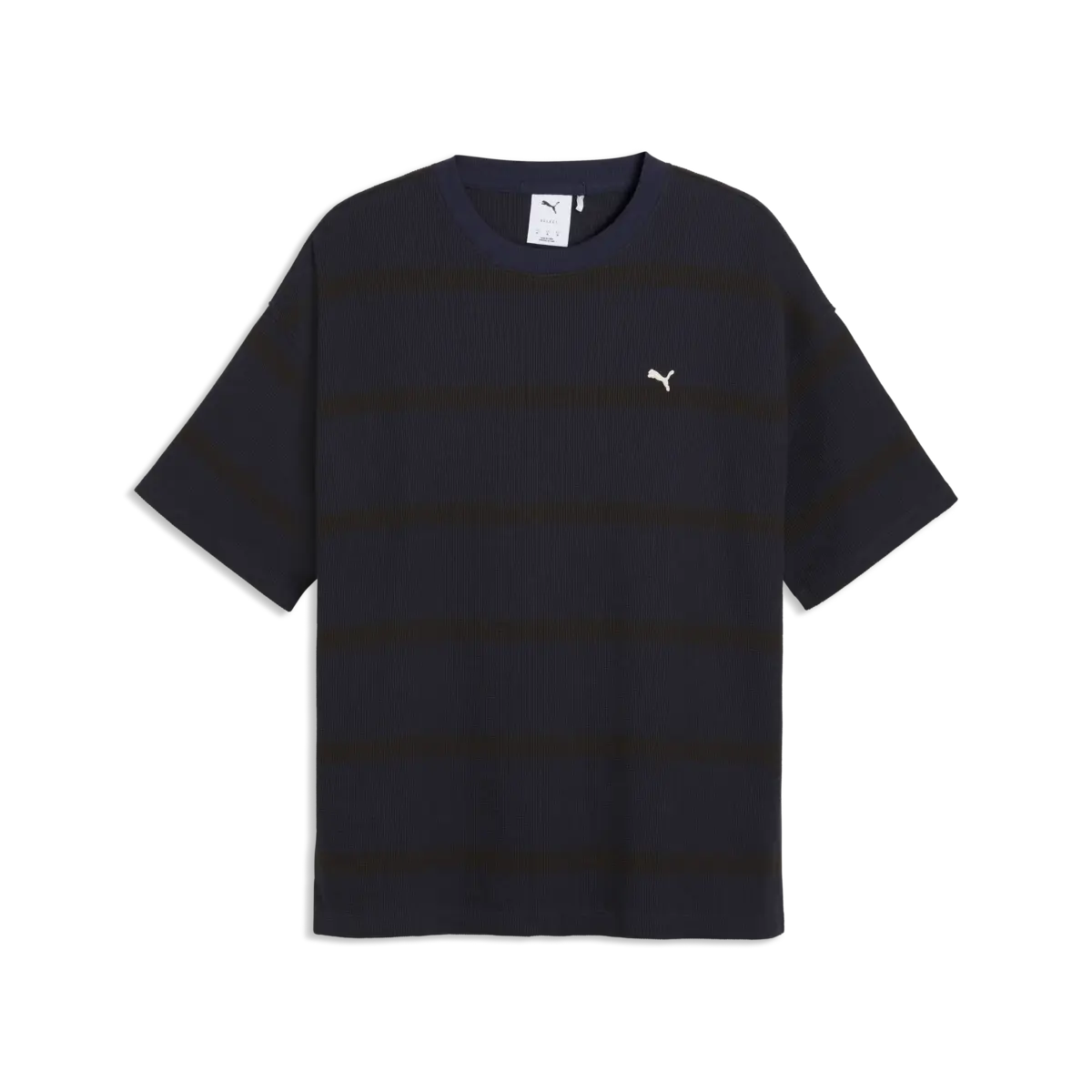 Puma SELECT Essentials Waffle Tee Siyah Erkek T-Shirt