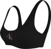 Calvin Klein BRALETTE-RP Kadın Siyah Bikini Üstü